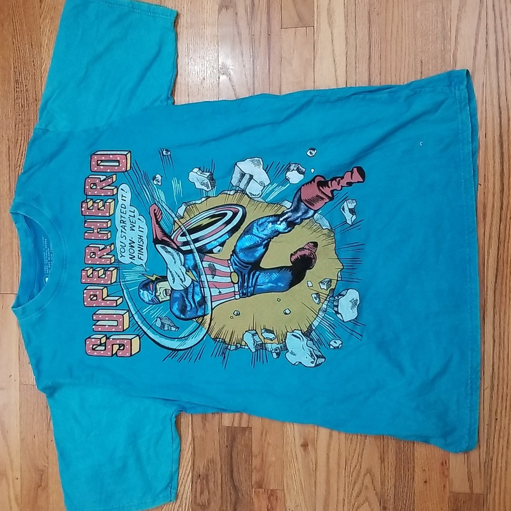 Montreal vintage Studded superhero t shirt